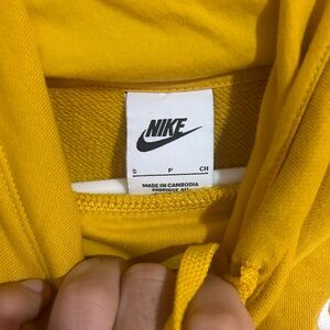 Yellow Nike hoodie